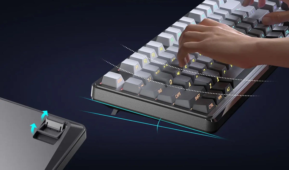 FURYCUBE IP98 Pro Mechanical-Feel Office/Gaming Wireless Keyboard