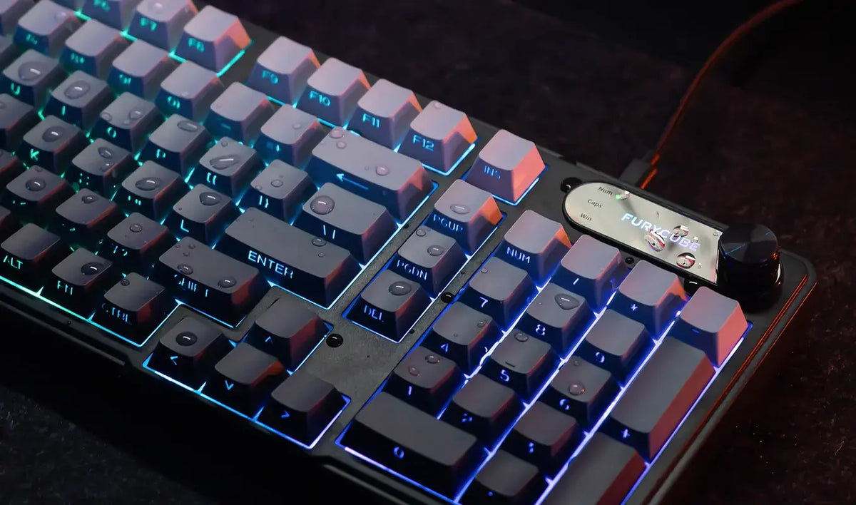 FURYCUBE IP98 Pro Mechanical-Feel Office/Gaming Wireless Keyboard