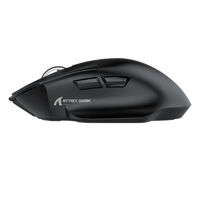 ATTACK SHARK V6 Ultra-Light Tri-Mode Gaming Mouse with RGB Charging Dock – 25,000 DPI