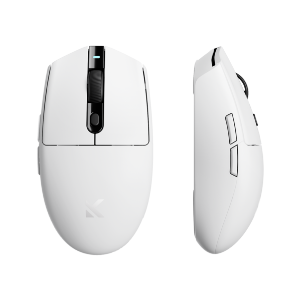 MCHOSE G3 Dual 8K High-Performance Wireless Gaming Mouse (White)