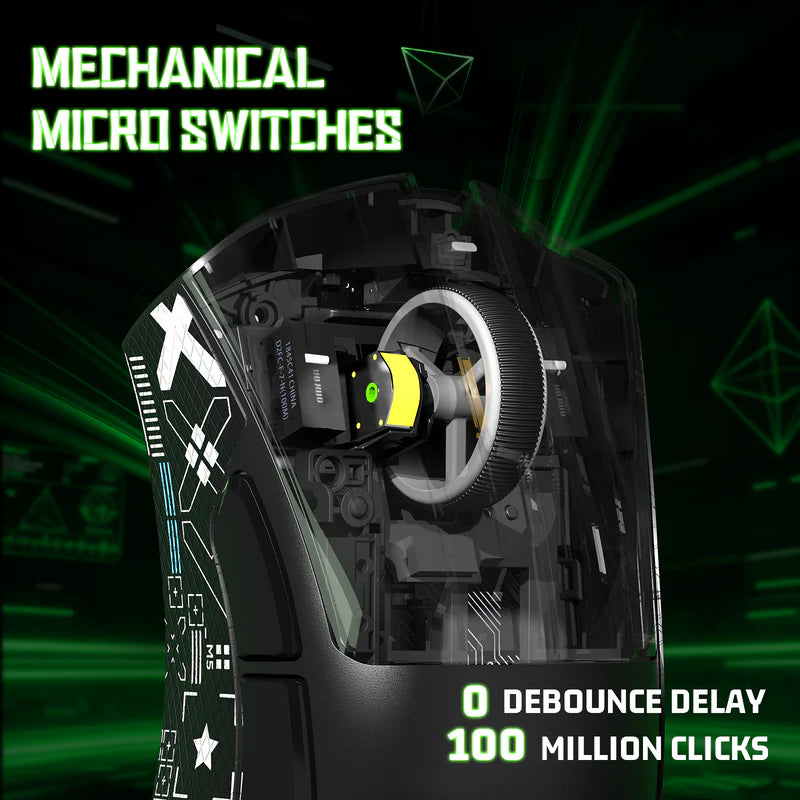 ATTACK SHARK V3 Ultra-Light Tri-Mode Gaming Mouse – 25,000 DPI