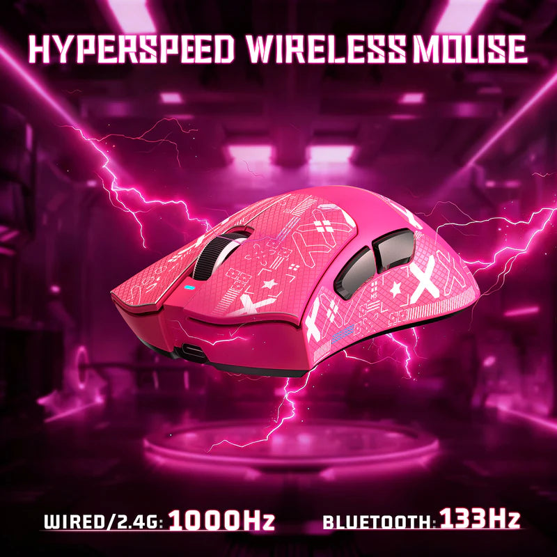 ATTACK SHARK V3 Ultra-Light Tri-Mode Gaming Mouse – 25,000 DPI