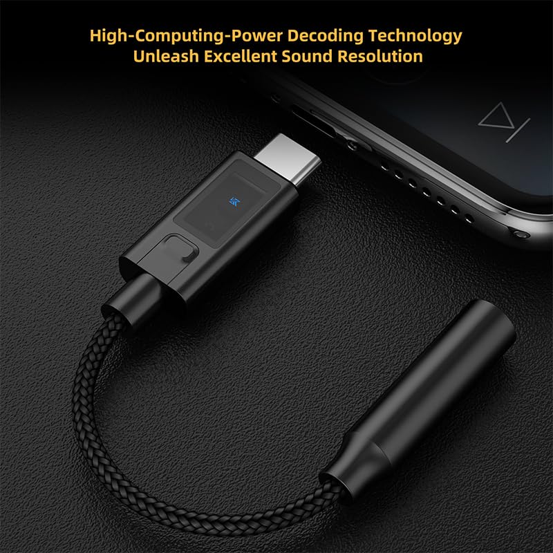 KZ AM02 Portable Type-C DAC & Amplifier with Professional EQ Controls