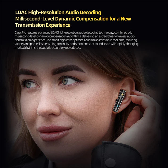 KZ Carol Pro Hi-Fi ANC Wireless Earbuds