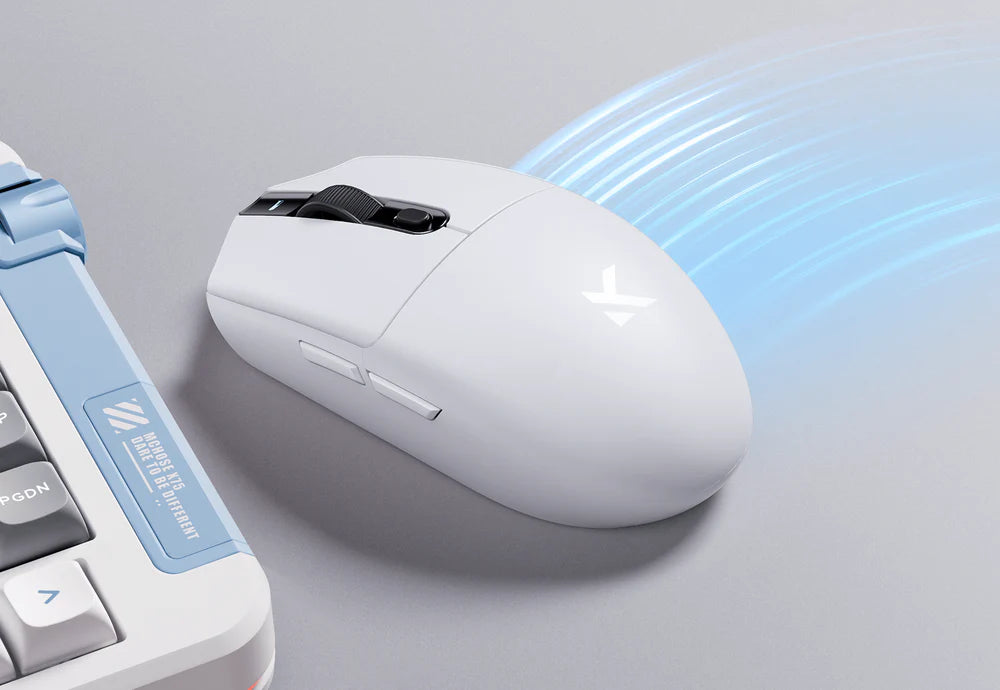 MCHOSE G3 Dual 8K High-Performance Wireless Gaming Mouse (White)