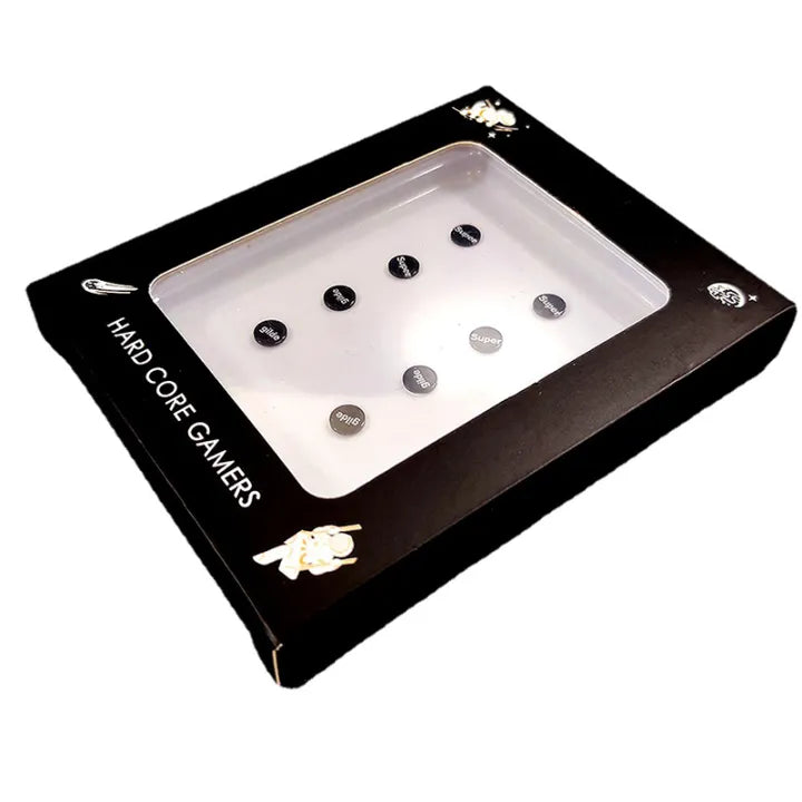 Glide Glass Mouse Skates Frosted Universal Scratch Free - 8 Dots