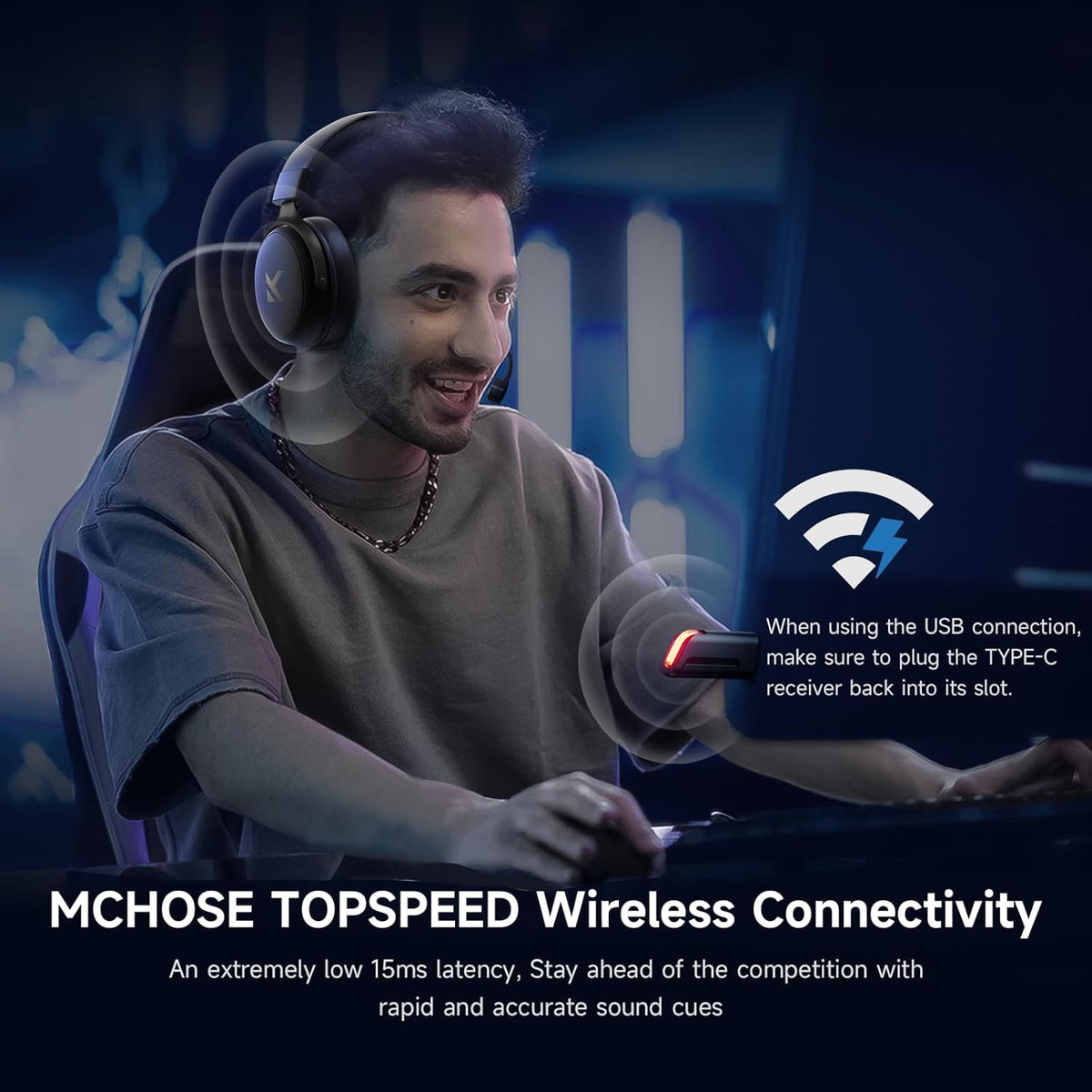MCHOSE V9 Pro Series Wireless Gaming Headset