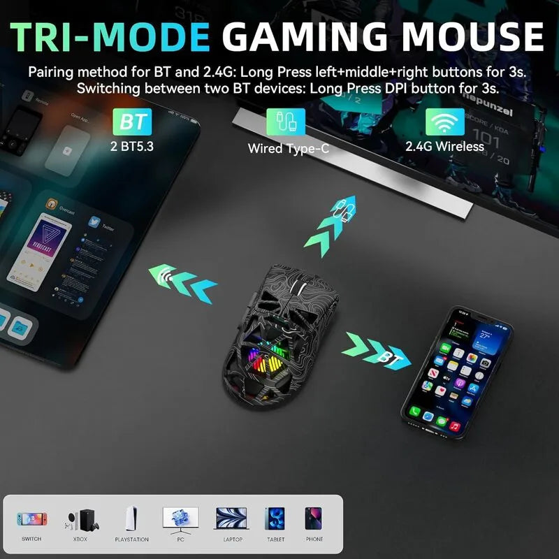 AULA SC620 Gaming Mouse (Black Contour)