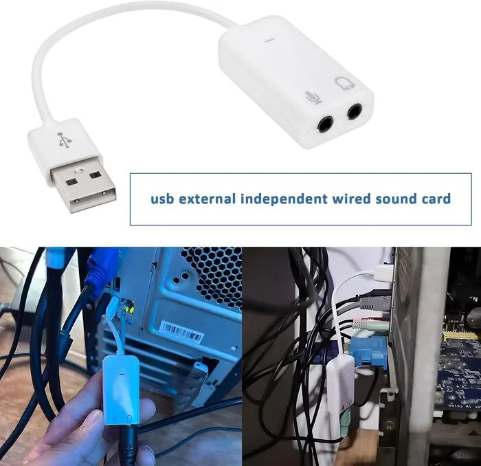 External USB 7.1 Channel Sound Card Adapter