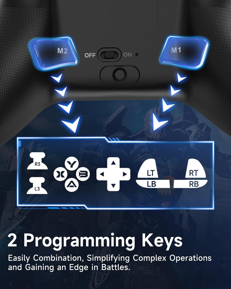 EasySMX X15 RGB Controller with Hall Trigger and Hall Joystick