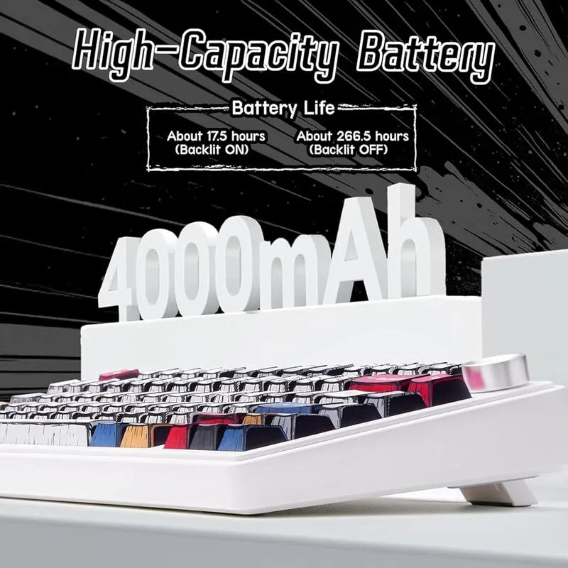 AULA F75 Pro Knob Side-Printed Mechanical Keyboard