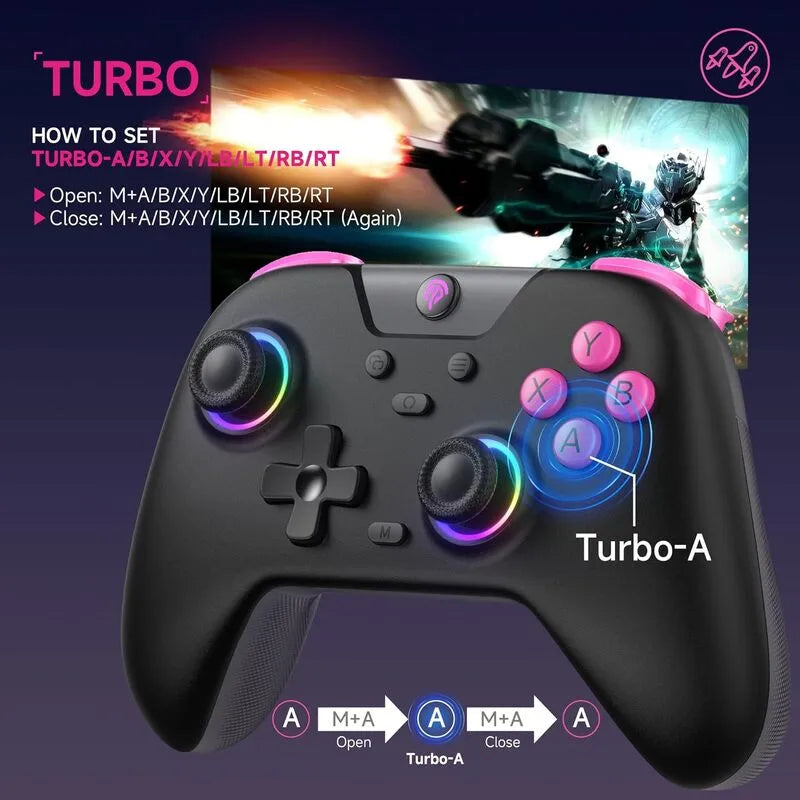 EasySMX X05 Multiplatform Gaming Controller with Hall Effect Joysticks