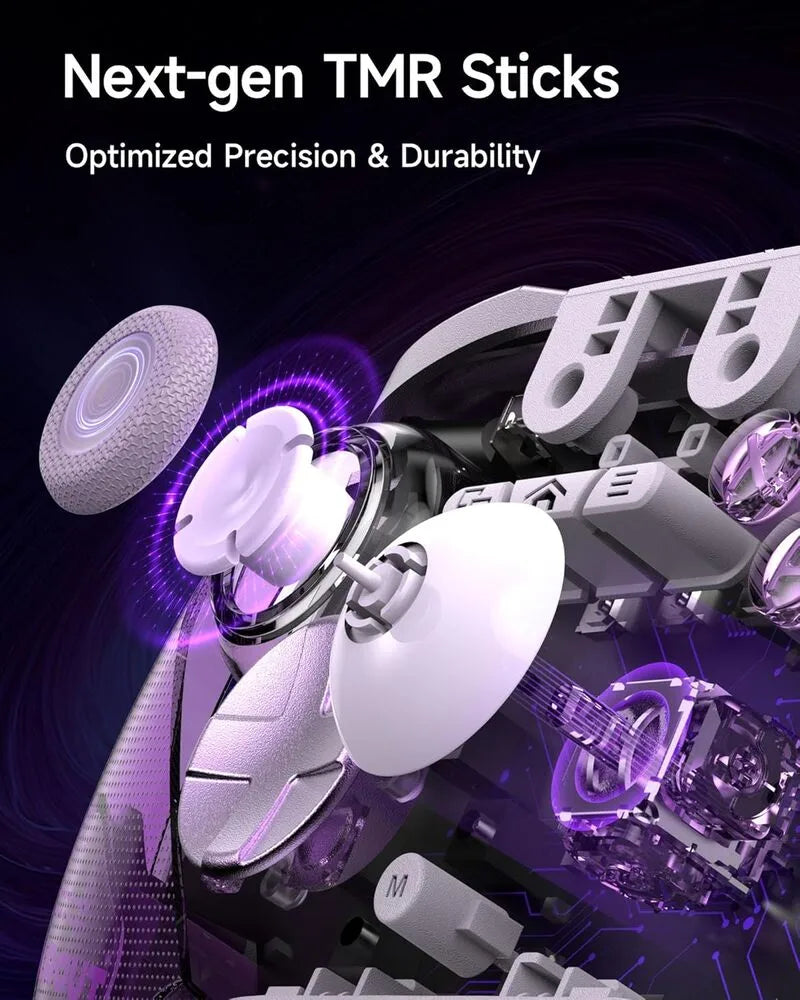 EasySMX D10 Multiplatform Gaming Controller with TMR Sticks, Trigger Lock and Charging Dock