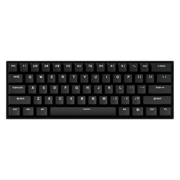 MCHOSE Ace 60 Pro Hall Effect KTEK Magnetic switch Gaming Keyboard Black