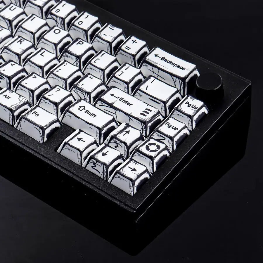 FGT-001K Japanese Manga Keycaps Set – 136 Keys