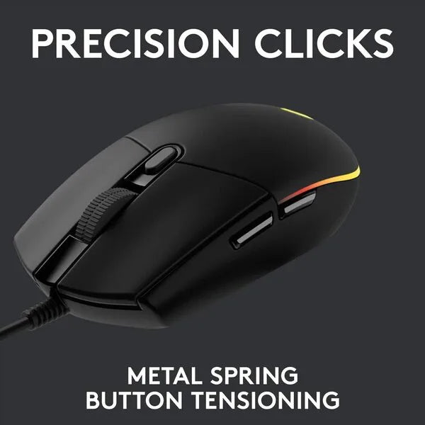 Logitech G102 Light Sync Gaming Mouse Black