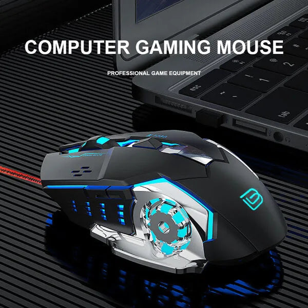 BAJEAL G8 RGB Gaming Mouse – Ergonomic, Wired, Programmable | Up to 3200 DPI