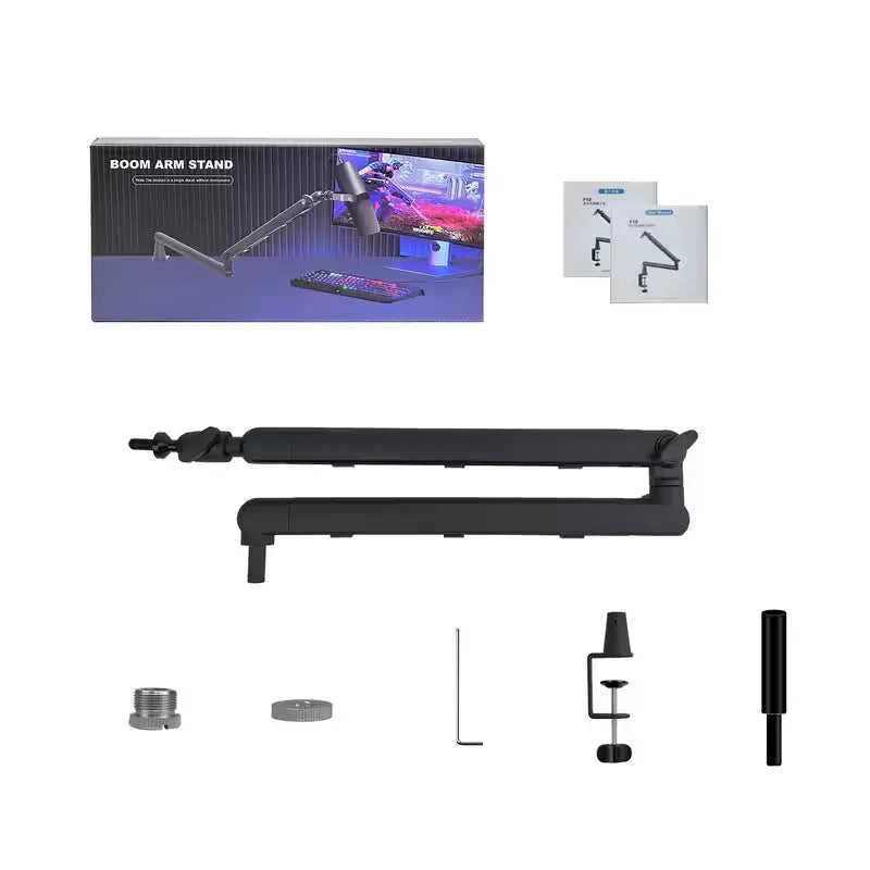 GAZ-NB10 Professional Adjustable Microphone Boom Arm Stand with Table Clamp