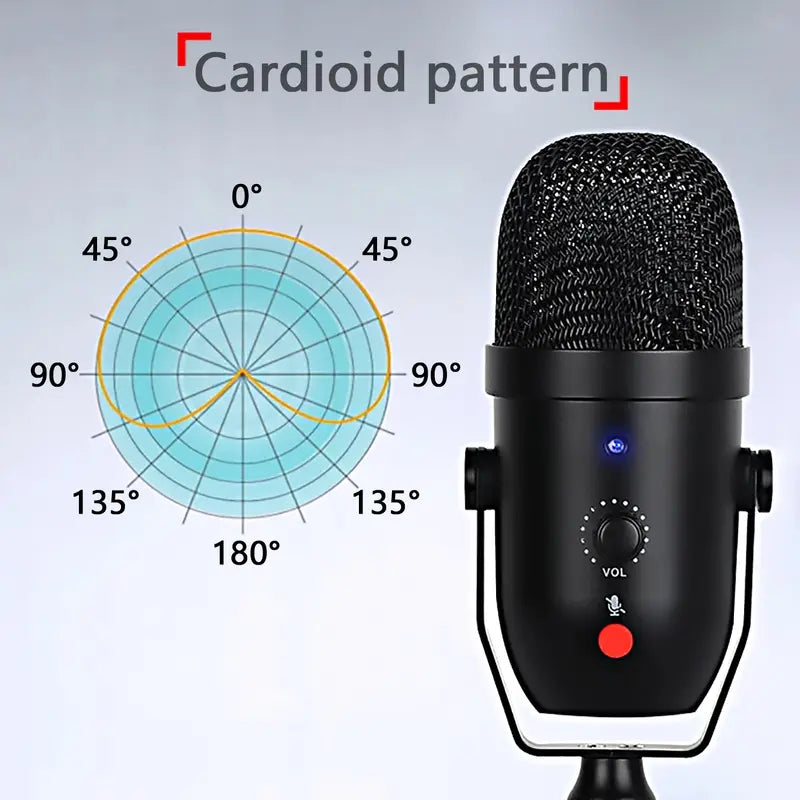 GAM-U12 Professional USB Condenser Desktop Microphone Set