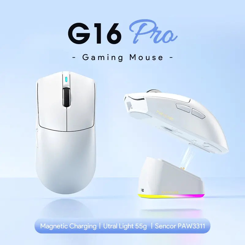 FURYCUBE G16 Pro Tri-Mode Wireless Gaming Mouse