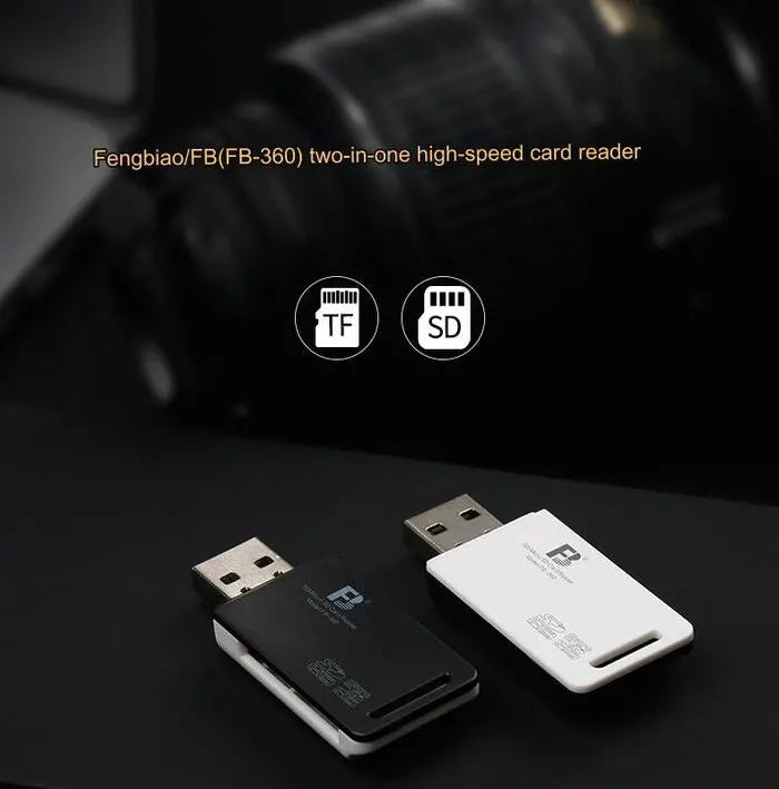 FB-360 USB 2.0 SD & MicroSD Card Reader