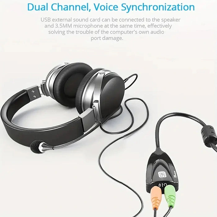 Steel Sound 5Hv2 External USB 7.1 Channel Sound Card
