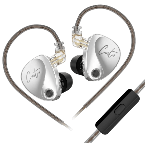 KZ Castor Harman Target Version Silver with Mic
