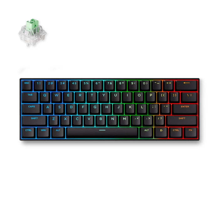 MCHOSE Ace 60 Pro Hall Effect KTEK Magnetic switch Gaming Keyboard Black