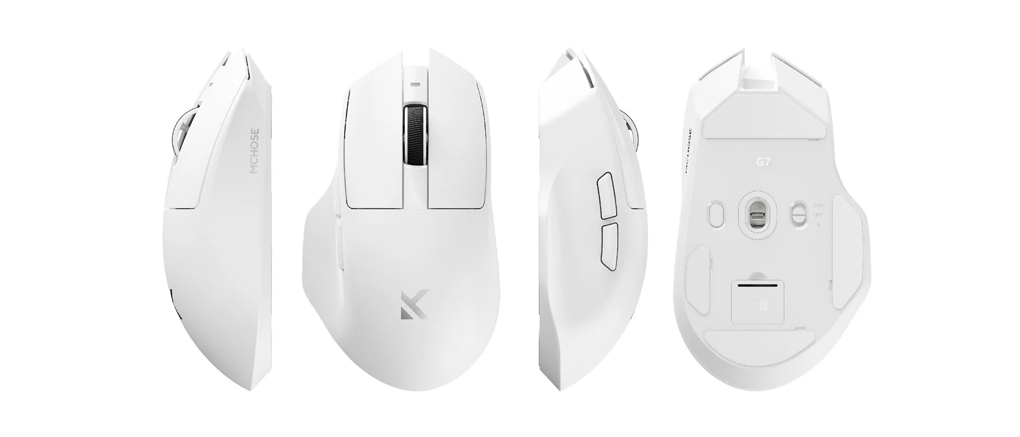 MCHOSE G7 Lightweight Ergonomic Wireless Mouse