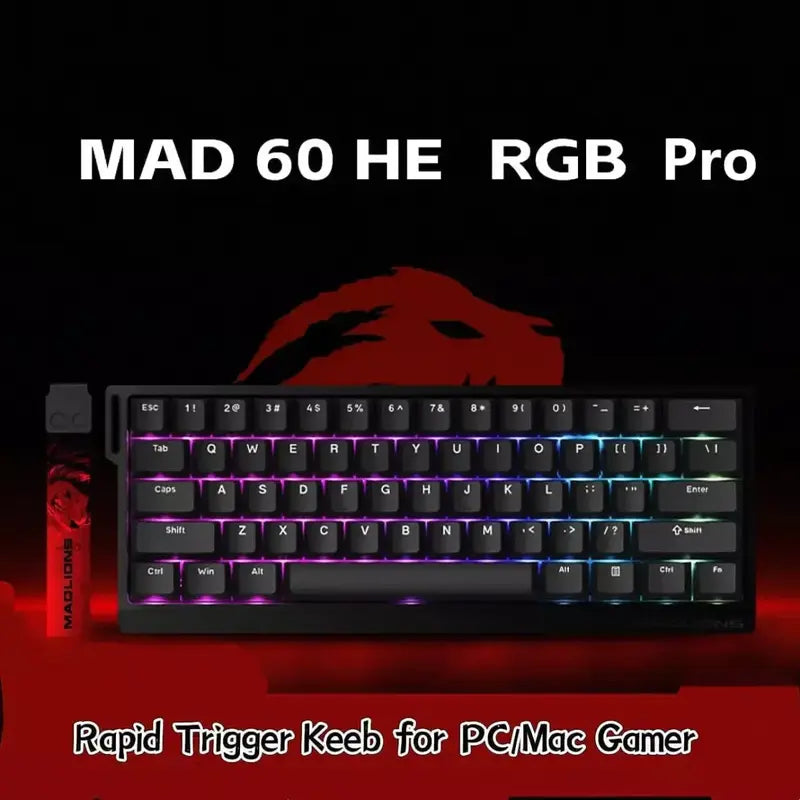 MADLIONS MAD60 HE V2 Flagship Wired Magnetic Gaming Keyboard