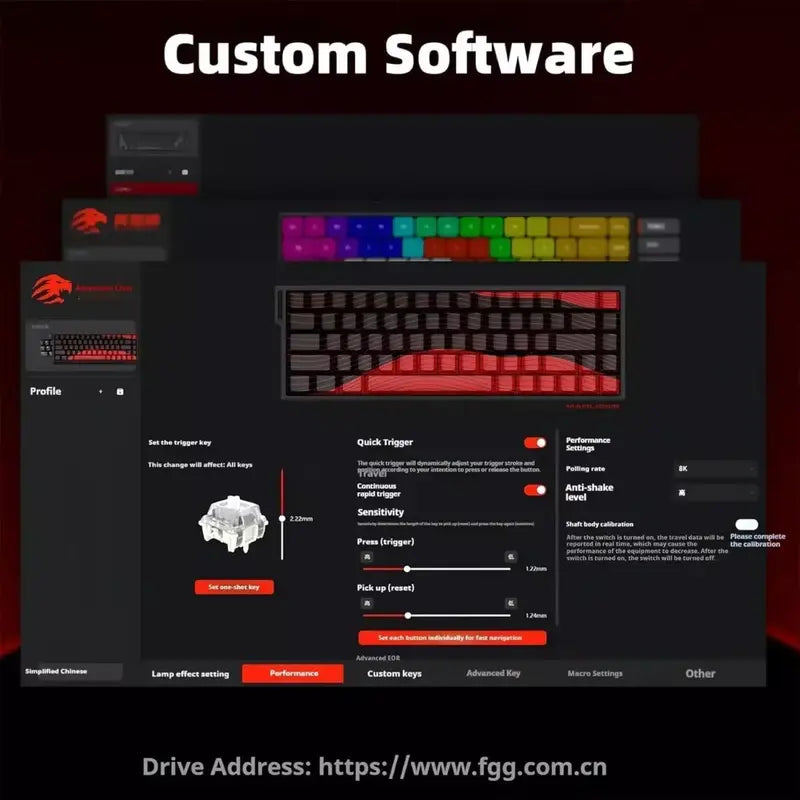MADLIONS MAD60 HE V2 Flagship Wired Magnetic Gaming Keyboard