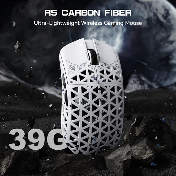 ATTACK SHARK R5 Ultra Carbon Fiber Wireless 8K PAW3950MAX Gaming Mouse