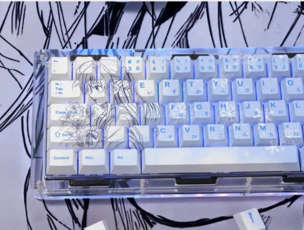 FGT-018K Nono Anime Keycaps Set – 74 Keys