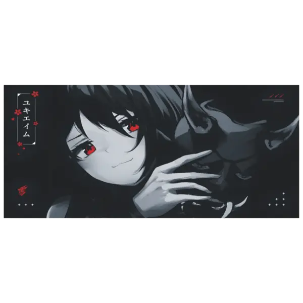 FGT 17 Aqua Waterproof Natural Rubber Mousepad – Scarlet Veil