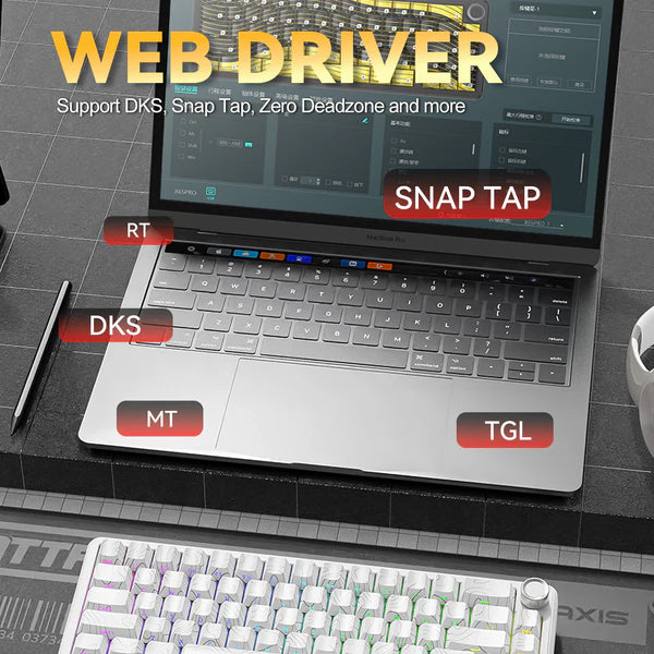 ATTACK SHARK X65PRO HE Wireless Rapid Trigger Keyboard Magnetic Switch