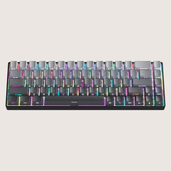 ZIFRIEND TK68 68Keys RGB Mechanical Keyboard (Optional & Red ❤️ Keycap Style)