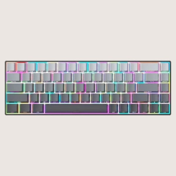 ZIFRIEND TK68 68Keys RGB Mechanical Keyboard (Optional & Red ❤️ Keycap Style)