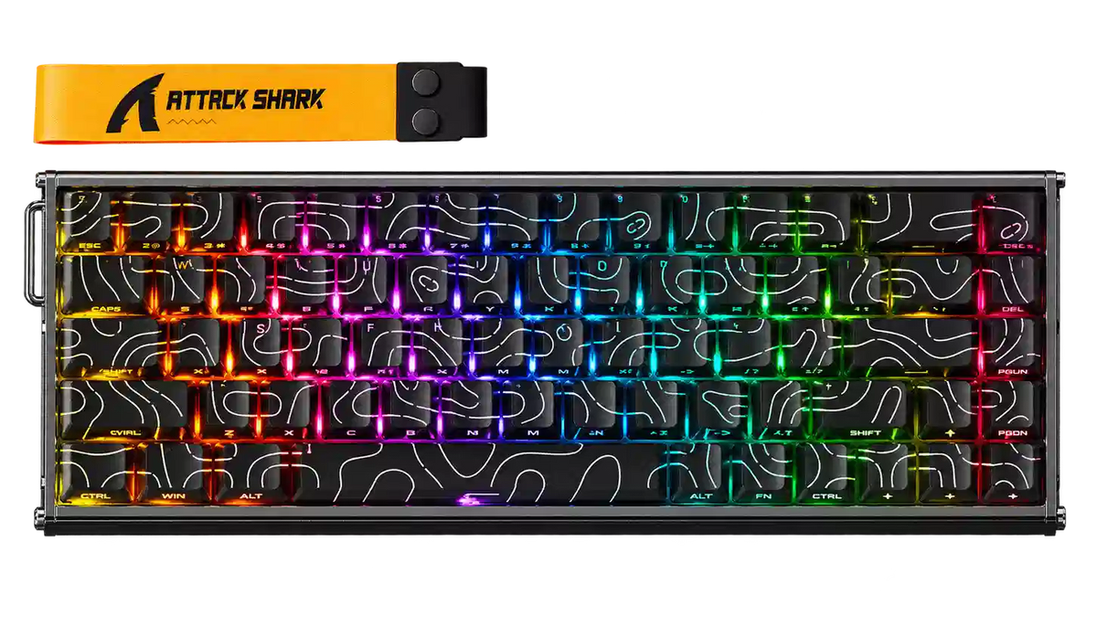ATTACK SHARK X68MAX HE Rapid Trigger Aluminum Keyboard Magnetic Switch