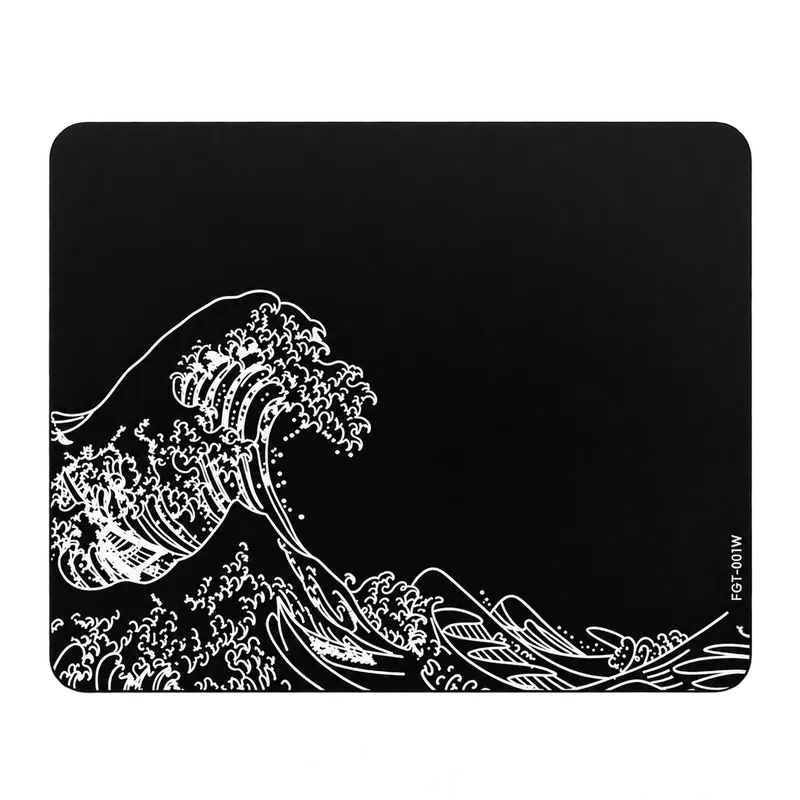 FGT-001W Noir Tsunami Premium Glass Gaming Mousepad