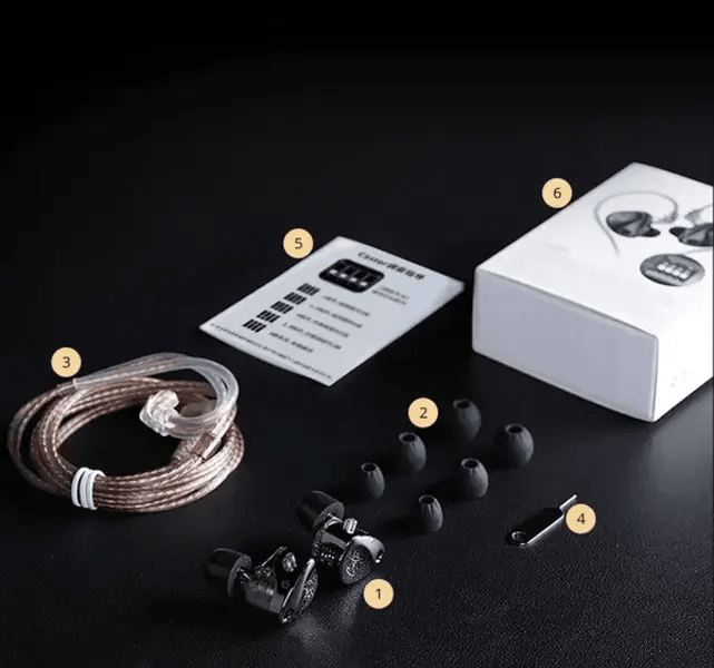 KZ Castor Harman Target with Improved Bass Version Gray with Mic