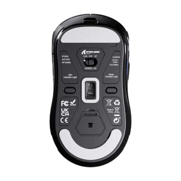 ATTACK SHARK X3 Wireless Gaming Mouse PAW3395 Superlight