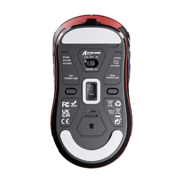 ATTACK SHARK X3 Wireless Gaming Mouse PAW3395 Superlight