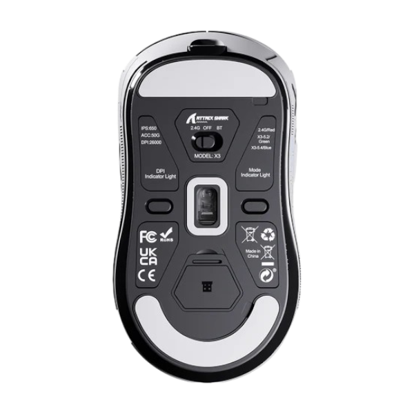 ATTACK SHARK X3 Wireless Gaming Mouse PAW3395 Superlight