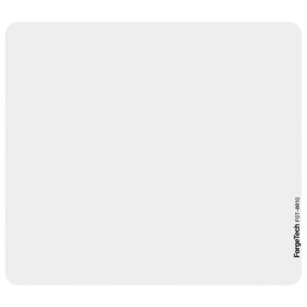 FGT-001G White Surface Tempered frosted Glass Gaming Mouse Pad – 450 × 400 mm