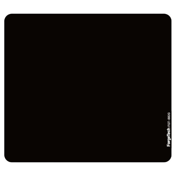 FGT-002G Black Surface Tempered frosted Glass Gaming Mouse Pad – 450 × 400 mm