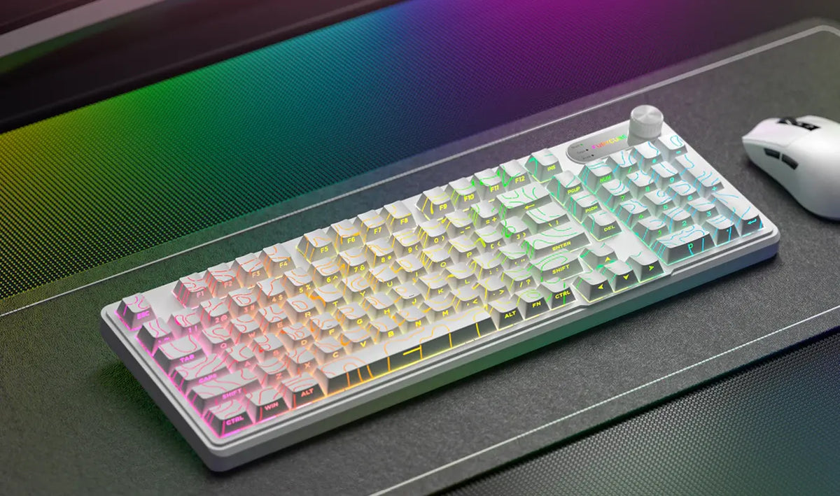 FURYCUBE IP98 Pro Mechanical-Feel Office/Gaming Wireless Keyboard