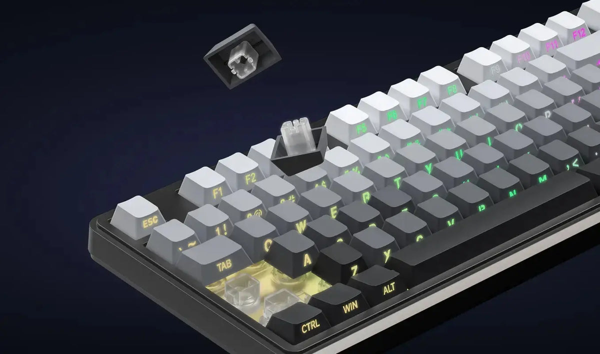 FURYCUBE IP98 Pro Mechanical-Feel Office/Gaming Wireless Keyboard