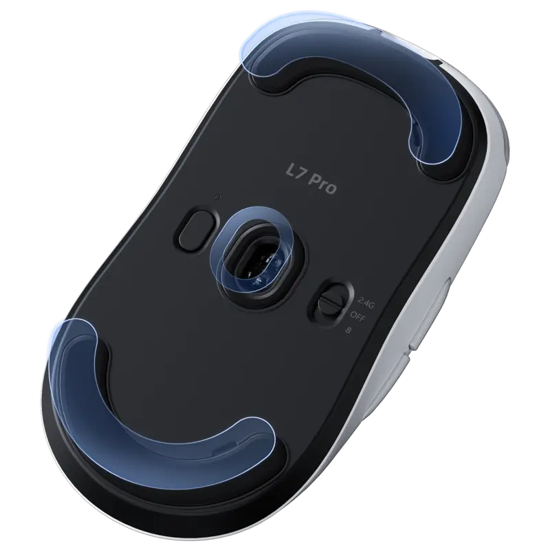MCHOSE L7 Series Pro Plus -Lightweight Wireless Gaming Mouse White