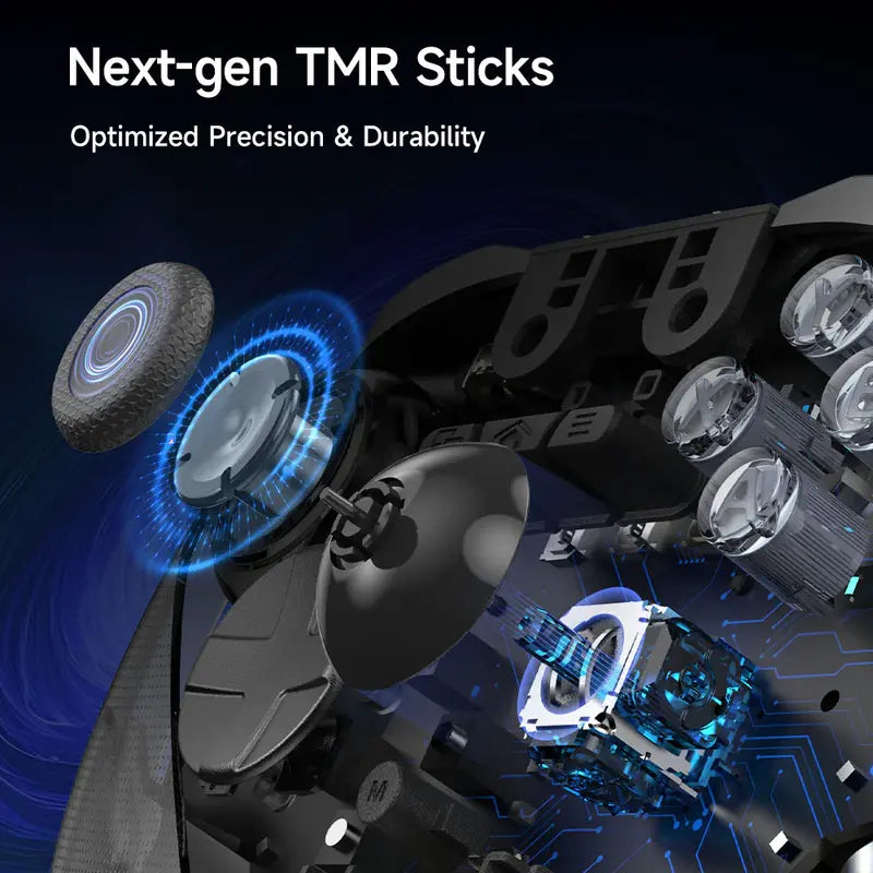 EasySMX D10 Multiplatform Gaming Controller with TMR Sticks, Trigger Lock and Charging Dock
