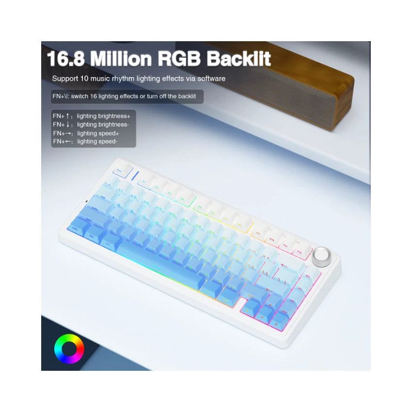 AULA F75 Pro Knob Side-Printed Mechanical Keyboard